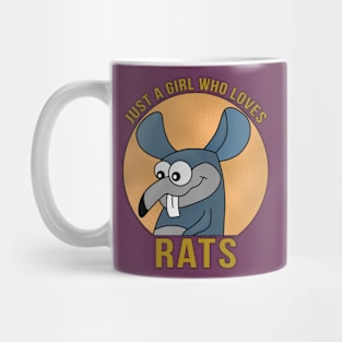 Just a Girl Who Loves Rats Mug